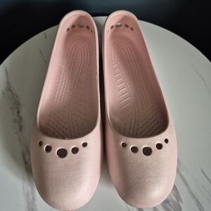 Crocs Ballerina Slip On Comfort Shoes Pink Size 11